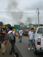 Revolting natives near Machala